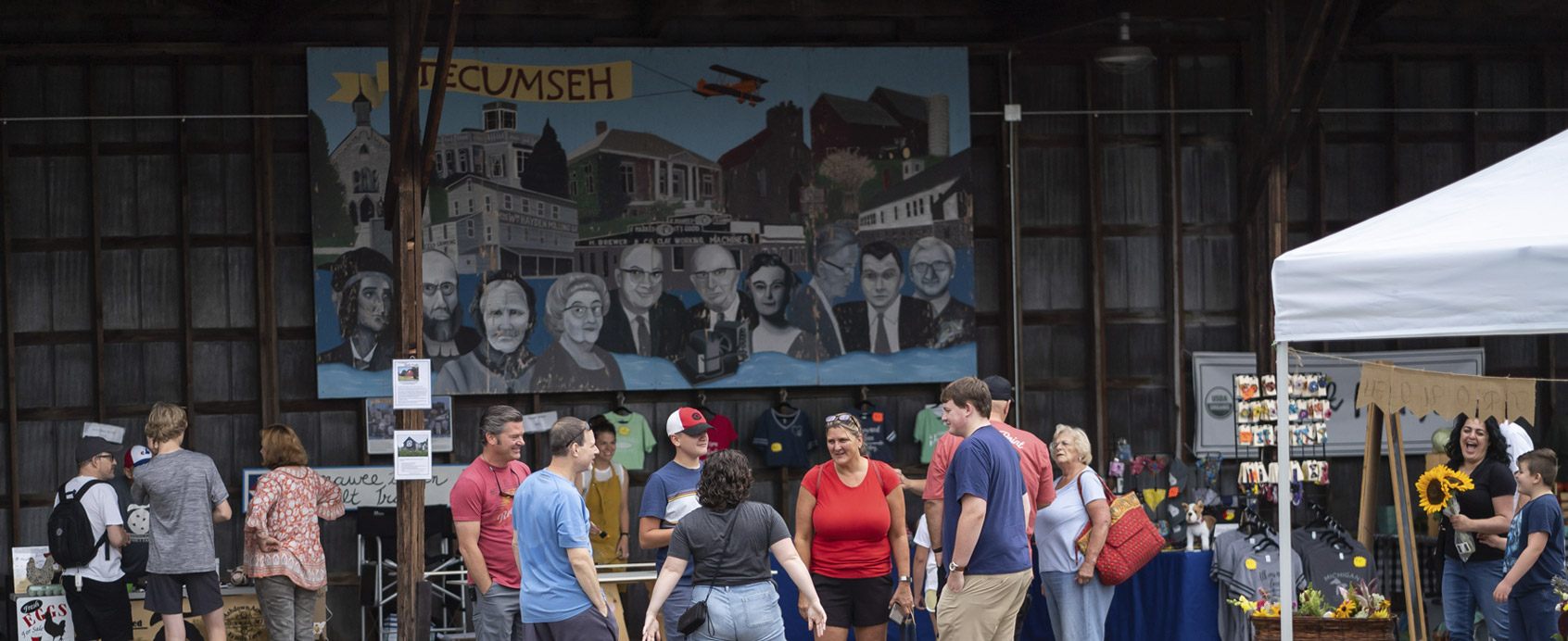 Tecumseh Historical Mural