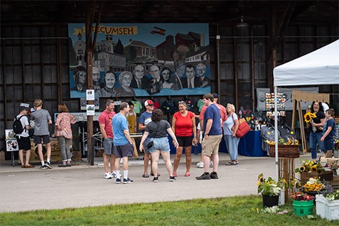 Tecumseh Historical Mural